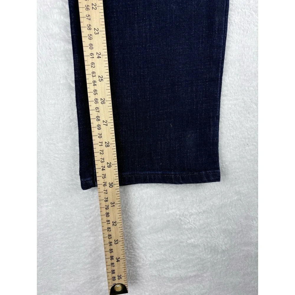 Levi's Jeans Womens Classic Straight Dark Wash Mid Rise Jeans Size 10‎